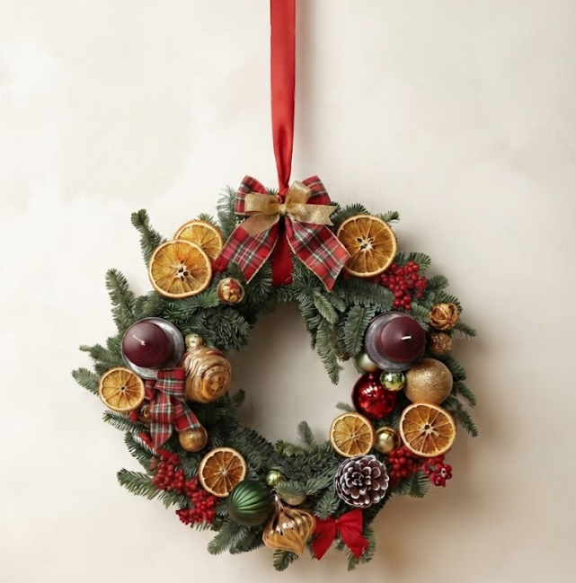 Couronne d Avent Artisanale