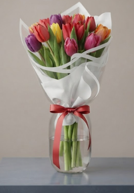 Botte de Tulipes Multicolore